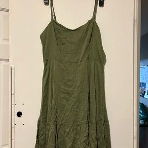Old Navy Green Ruffled Sundress